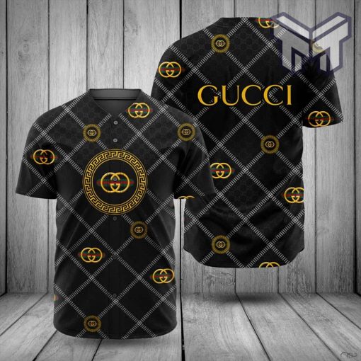 Gucci black baseball jersey shirt luxury clothing clothes sport for men women hot 2023 Type04