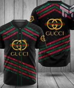 Gucci black baseball jersey shirt luxury clothing clothes sport for men women hot 2023 Type05