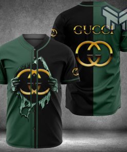 Gucci black baseball jersey shirt luxury clothing clothes sport for men women hot 2023 Type06