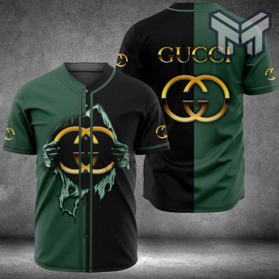 Gucci black baseball jersey shirt luxury clothing clothes sport for men women hot 2023 Type06