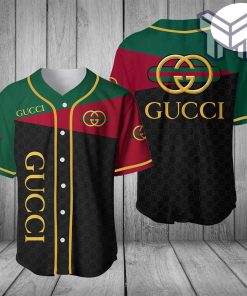 Gucci black baseball jersey shirt luxury clothing clothes sport for men women hot 2023 #baseball#jersey#love#outfit#clothing