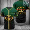 Gucci green baseball jersey shirt luxury clothing clothes sport for men women hot 2023 Type03