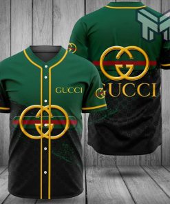 Gucci green baseball jersey shirt luxury clothing clothes sport for men women hot 2023 Type03