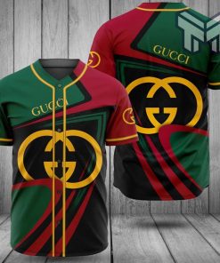 Gucci green baseball jersey shirt luxury clothing clothes sport for men women hot 2023 Type04