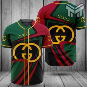 Gucci white baseball jersey shirt luxury clothing clothes sport for men  women hot 2023 - Muranotex Store