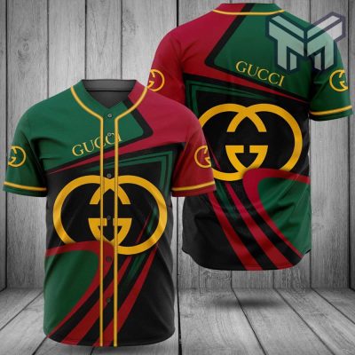 Gucci green baseball jersey shirt luxury clothing clothes sport for men women hot 2023 Type04