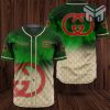 Gucci green baseball jersey shirt luxury clothing clothes sport for men women hot 2023 Type05