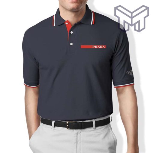 Prada Polo Shirt, Prada Premium Polo Shirt Hot -Comfy