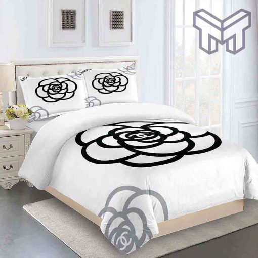 chanel-bedding-sets-chanel-big-flowers-luxury-brand-premium-bedding-set-duvet-cover-home-decor