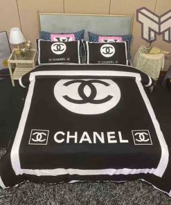 chanel-bedding-sets-chanel-black-and-white-printed-bedding-sets-quilt-sets-duvet-cover-luxury-brand-bedding-decor-bedroom-sets