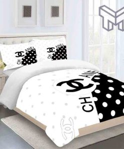chanel-bedding-sets-chanel-black-white-luxury-brand-bedding-set-duvet-cover-home-decor