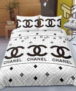chanel-bedding-sets-chanel-black-white-luxury-brand-high-end-bedding-set-home-decor