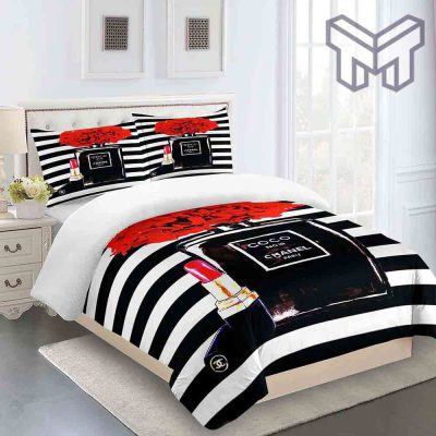 chanel-bedding-sets-chanel-coco-noir-paris-luxury-brand-premium-bedding-set-duvet-cover-home-decor