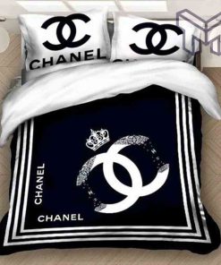 chanel-bedding-sets-chanel-crown-logo-new-luxury-brand-bedding-set-bedspread-duvet-cover-set-home-decor