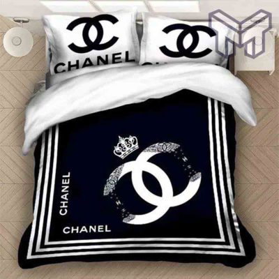 chanel-bedding-sets-chanel-crown-logo-new-luxury-brand-bedding-set-bedspread-duvet-cover-set-home-decor