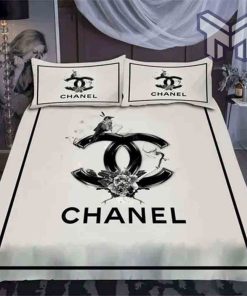 chanel-bedding-sets-chanel-flowers-bird-bedding-3d-printed-bedding-sets-quilt-sets-duvet-cover-luxury-brand-bedding-decor-bedroom-sets