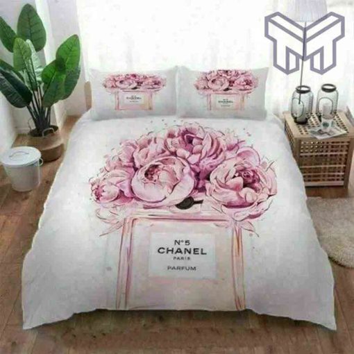 chanel-bedding-sets-chanel-flowers-hot-bedding-sets-luxury-brand-bedding-decor-bedroom-sets