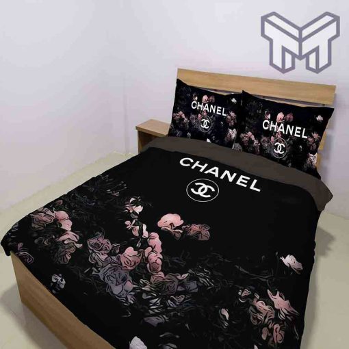 chanel-bedding-sets-chanel-flowers-luxury-brand-high-end-bedding-set-home-decor