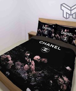 chanel-bedding-sets-chanel-flowers-luxury-brand-high-end-bedding-set-home-decor