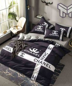 chanel-bedding-sets-chanel-grey-luxury-brand-high-end-bedding-set-home-decor