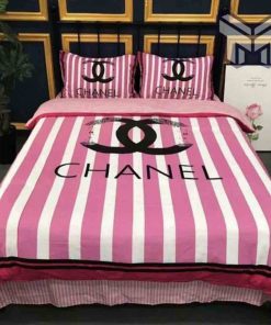 chanel-bedding-sets-chanel-pink-white-luxury-brand-bedding-set-home-decor