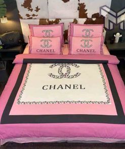 chanel-bedding-sets-chanel-pinky-bedding-sets-quilt-sets-duvet-cover-luxury-brand-bedding-decor-bedroom-sets