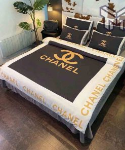 chanel-bedding-sets-chanel-printed-bedding-sets-quilt-sets-duvet-cover-luxury-brand-bedding-decor-bedroom-sets-gkz