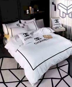 chanel-bedding-sets-chanel-white-bedding-sets-quilt-sets-duvet-cover-luxury-brand-bedding-decor-bedroom-sets