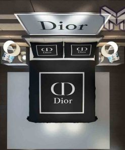 dior-bedding-sets-christian-dior-black-fashion-luxury-brand-premium-bedding-set-home-decor