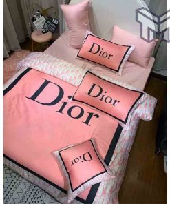 dior-bedding-sets-christian-dior-pink-logo-luxury-brand-premium-bedding-set-bedspread-duvet-cover-set-home-decor