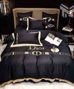 dior-bedding-sets-dior-black-luxury-brand-high-end-bedding-set-home-decor