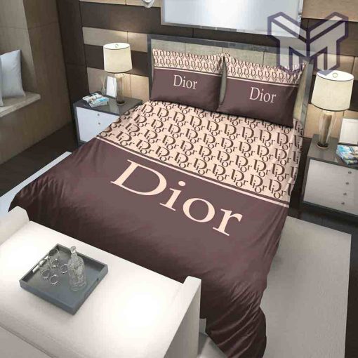 dior-bedding-sets-dior-brown-fashion-luxury-brand-premium-bedding-set-home-decor