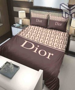 dior-bedding-sets-dior-brown-fashion-luxury-brand-premium-bedding-set-home-decor