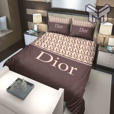 dior-bedding-sets-dior-brown-fashion-luxury-brand-premium-bedding-set-home-decor