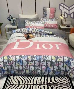 dior-bedding-sets-dior-printed-bedding-sets-quilt-sets-duvet-cover-luxury-brand-bedding-decor