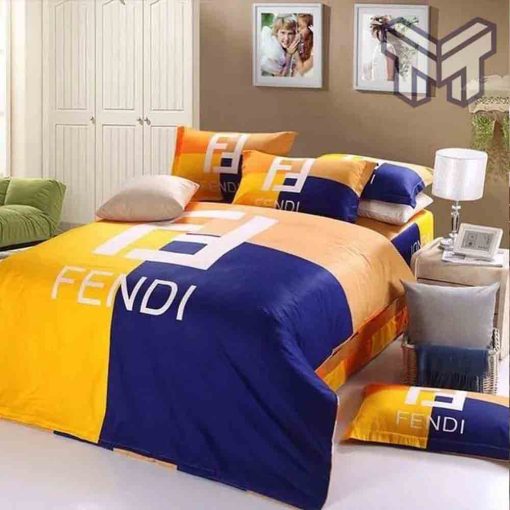 fendi-bedding-sets-fendi-logo-luxury-brand-high-end-bedding-set-home-decor