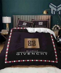 givenchy-bedding-set-givenchy-bijoux-black-luxury-brand-high-end-premium-bedding-set-home-decor