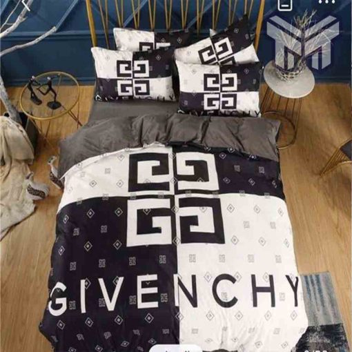 givenchy-bedding-set-givenchy-black-and-white-logo-luxury-brand-bedding-set-home-decor