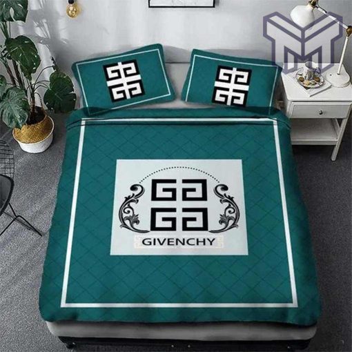 givenchy-bedding-set-givenchy-green-luxury-brand-high-end-premium-bedding-set-home-decor