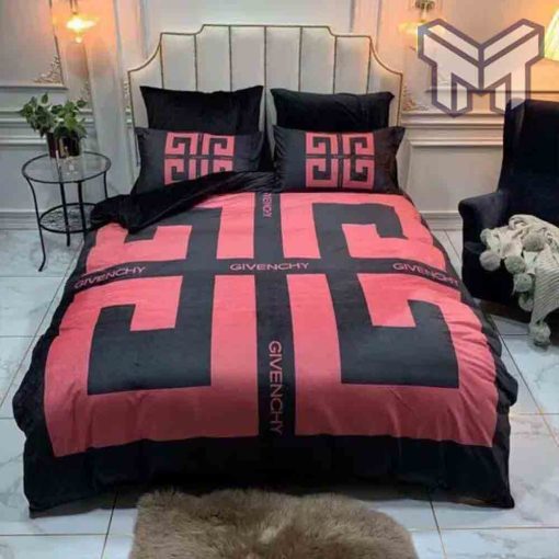 givenchy-bedding-set-givenchy-red-black-luxury-brand-high-end-premium-bedding-set-home-decor