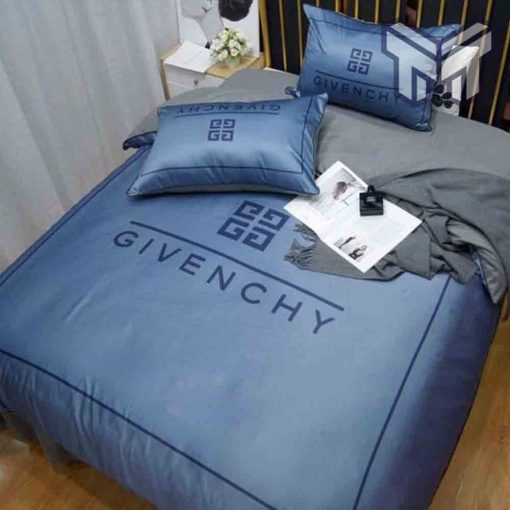 givenchy-bedding-set-givency-blue-logo-luxury-brand-bedding-set-home-decor