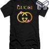 gucci-shirt-gucci-golden-logo-pinky-flowers-black-luxury-brand-t-shirt-gift-for-men-women-special-gift