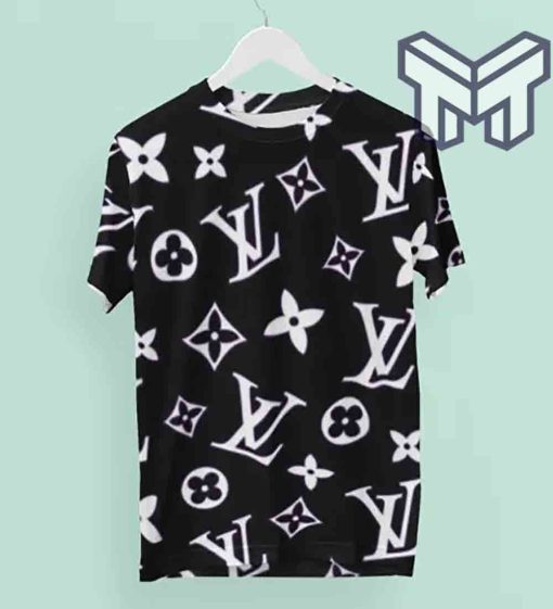 louis-vuitton-shirt-louis-vuitton-black-white-luxury-brand-premium-t-shirt-outfit-for-men-women