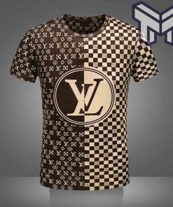 louis-vuitton-shirt-louis-vuitton-brown-beige-luxury-brand-t-shirt-gift-for-men-women