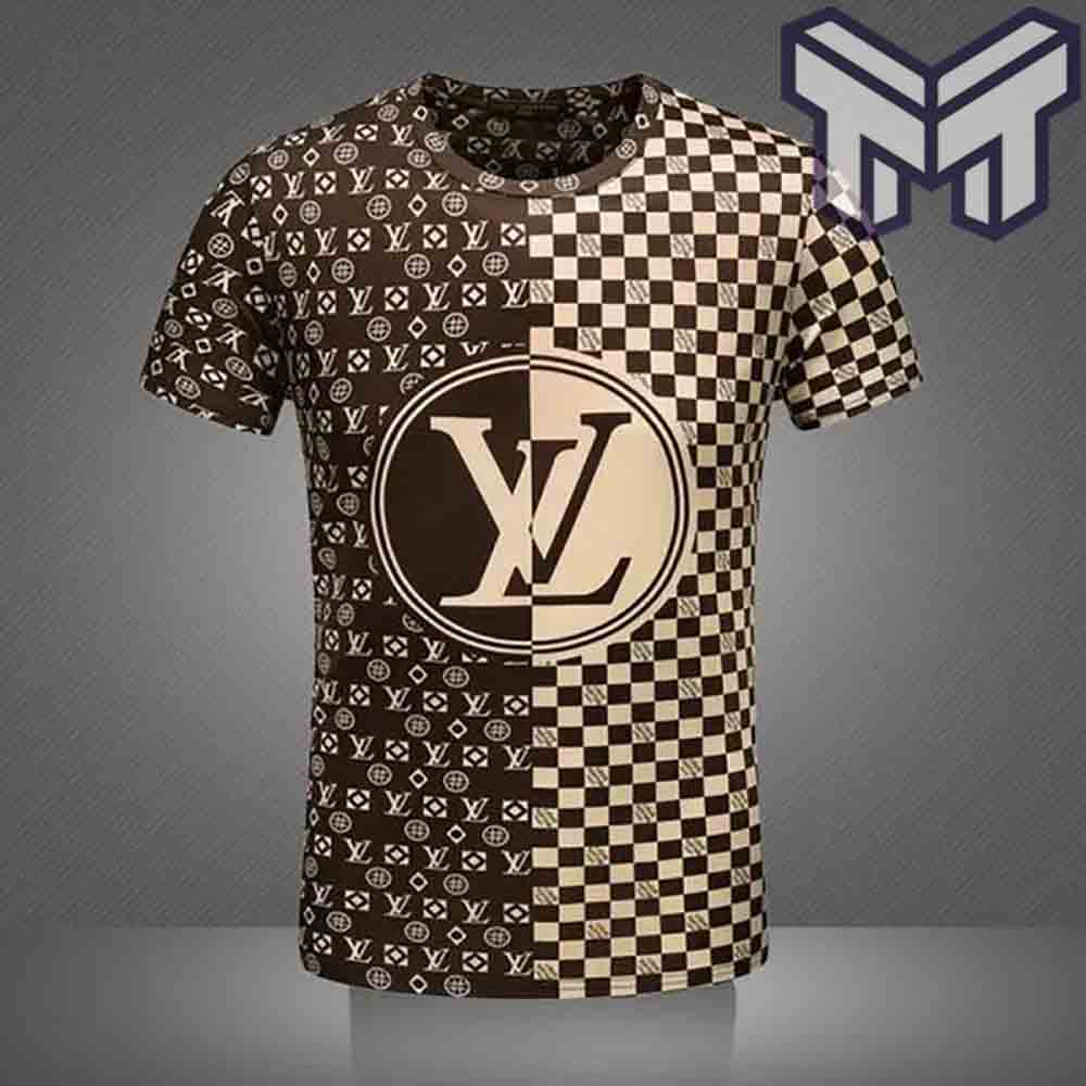 Louis Vuitton Shirt, Louis Vuitton Dark Brown Luxury Brand T-Shirt For Men  Women - Muranotex Store