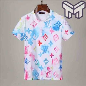 NEW FASHION] Louis Vuitton Multicolor Luxury Brand Premium T-Shirt