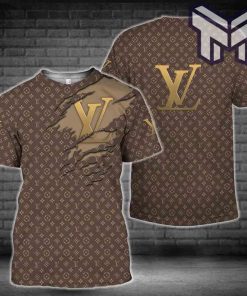 louis-vuitton-shirt-louis-vuitton-golden-logo-brown-luxury-brand-premium-t-shirt-outfit-for-men-women