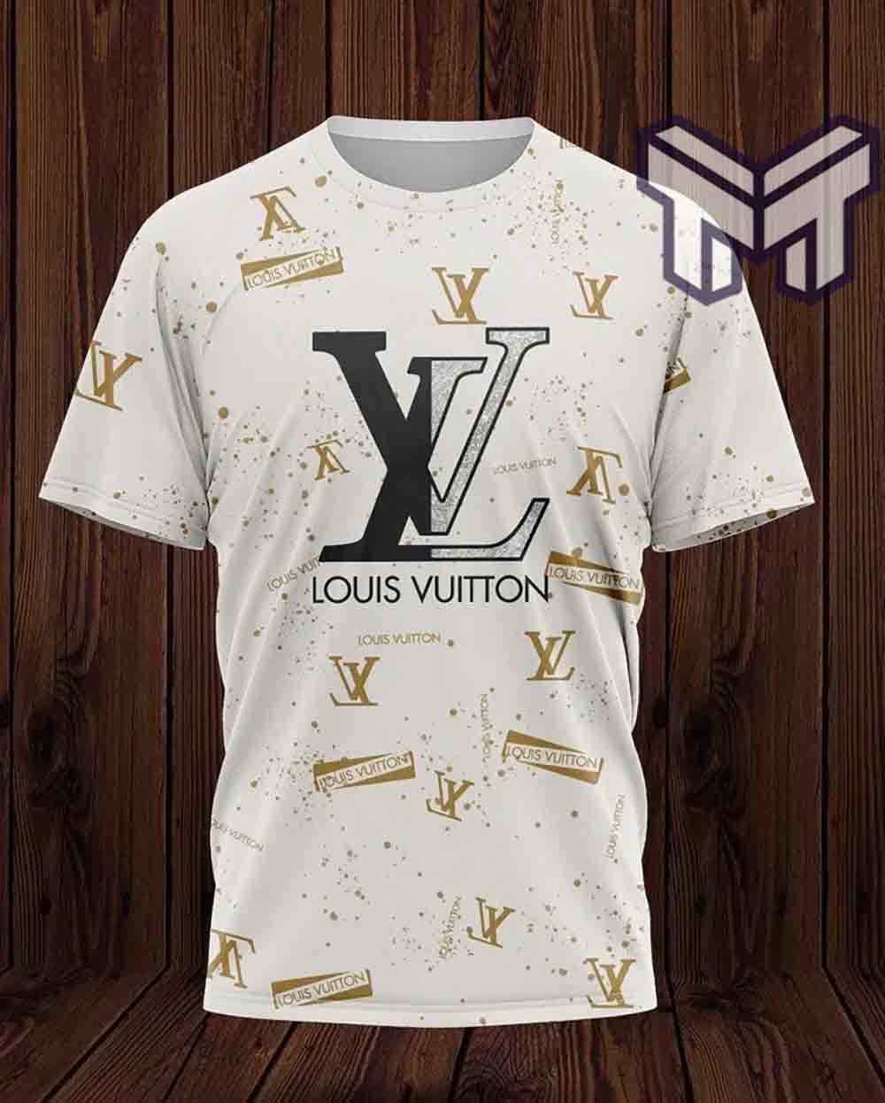 Louis Vuitton Monogram Luxury Brand T-Shirt Outfir For Men Women in 2023
