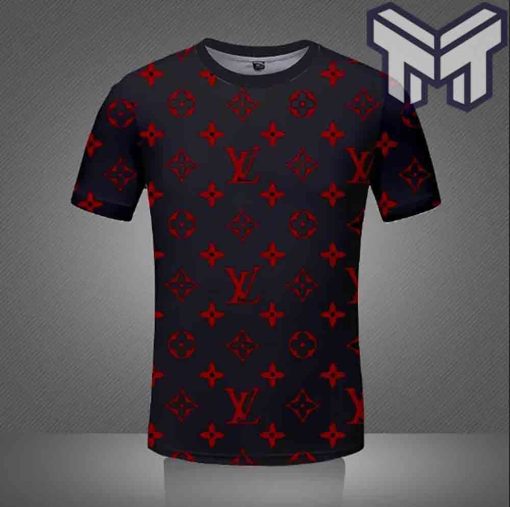 louis-vuitton-shirt-louis-vuitton-red-pattern-black-luxury-brand-t-shirt-for-men-women