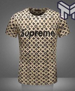 louis-vuitton-shirt-louis-vuitton-supreme-caro-beige-luxury-brand-t-shirt-special-gift-for-men-women